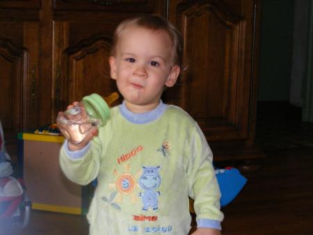 mon ptit bout ce soir avant le dodo